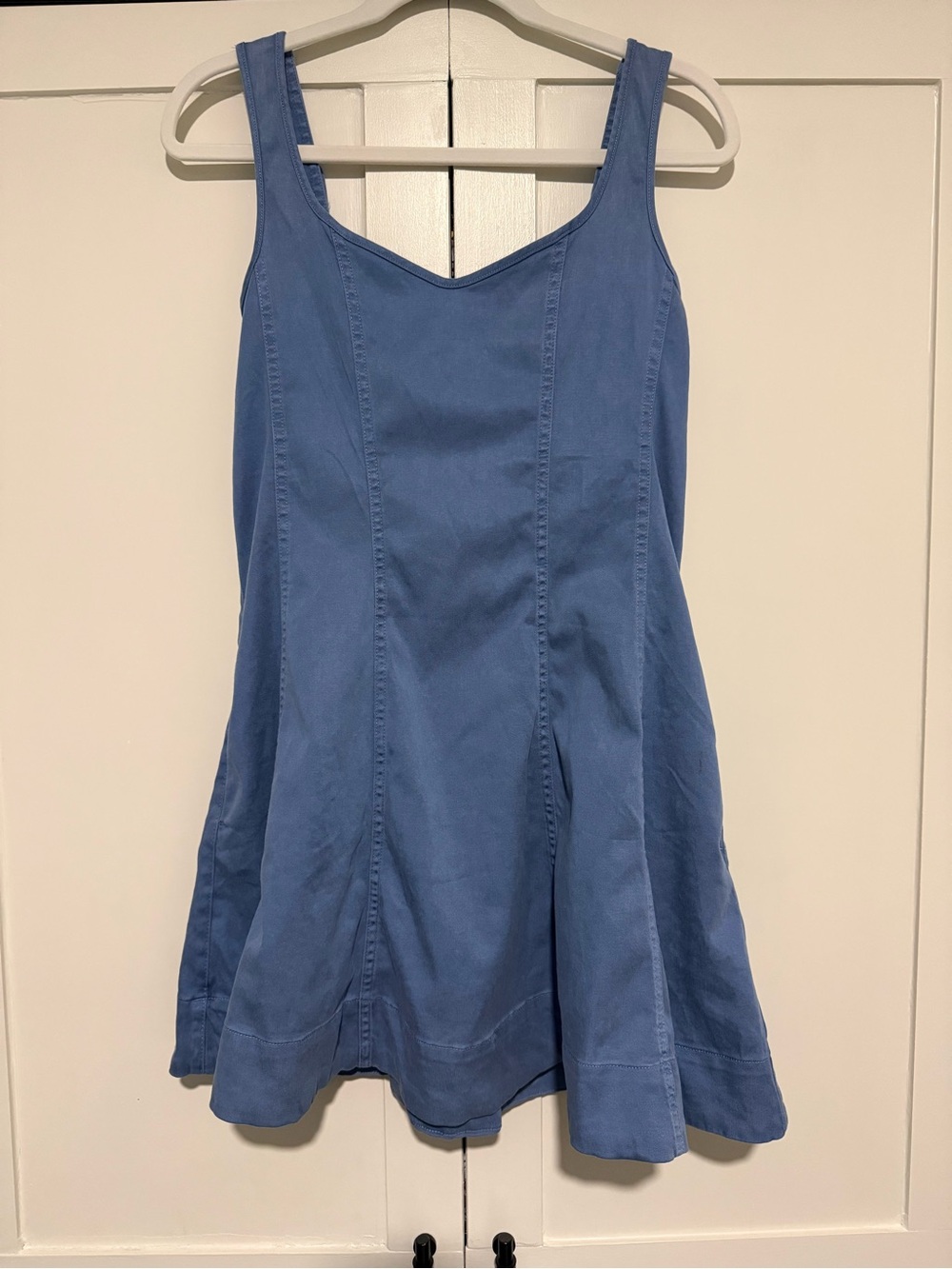 Nicole Miller Blue Sleeveless Mini Dress